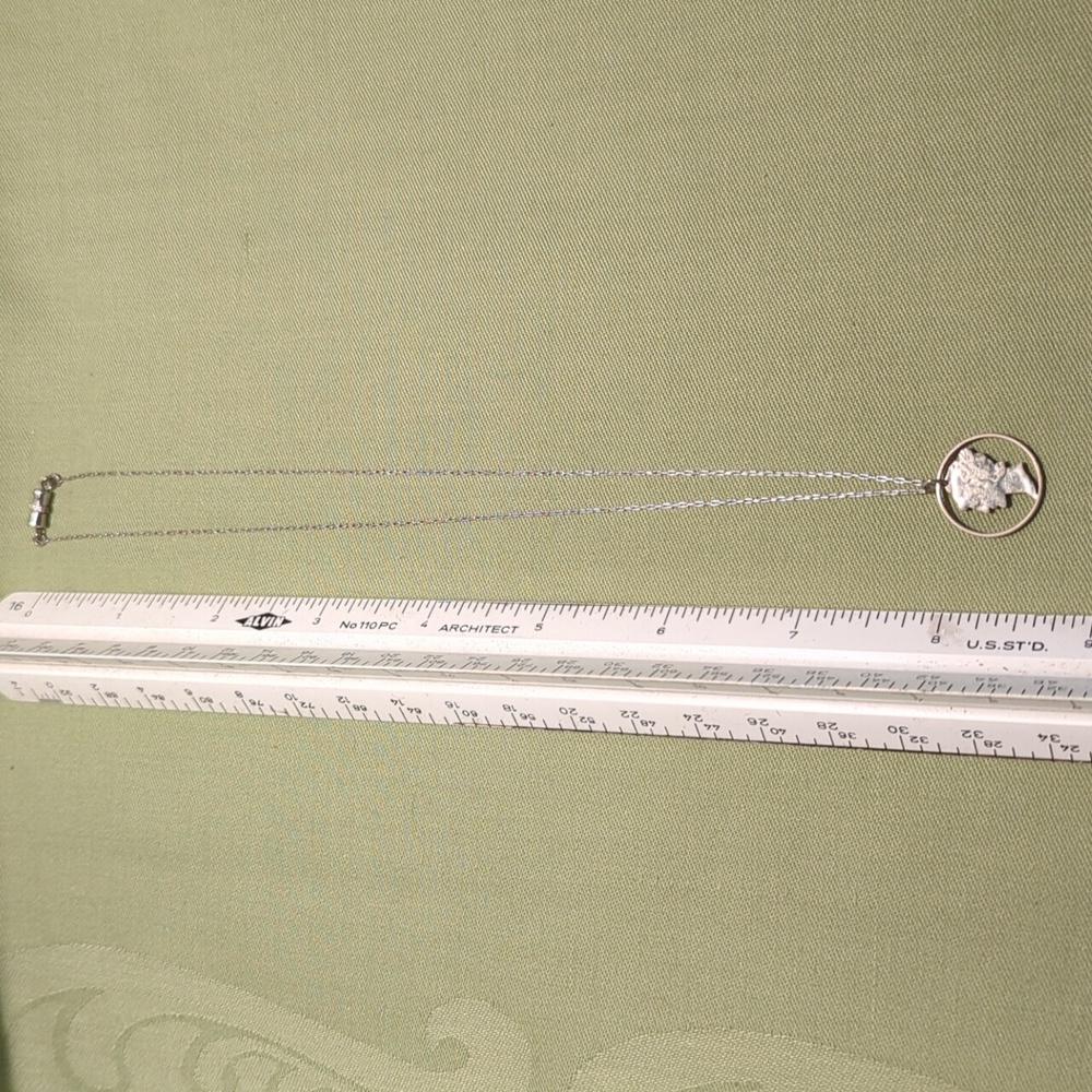 Vintage Mercury Head dime necklace - Picture 3 of 4